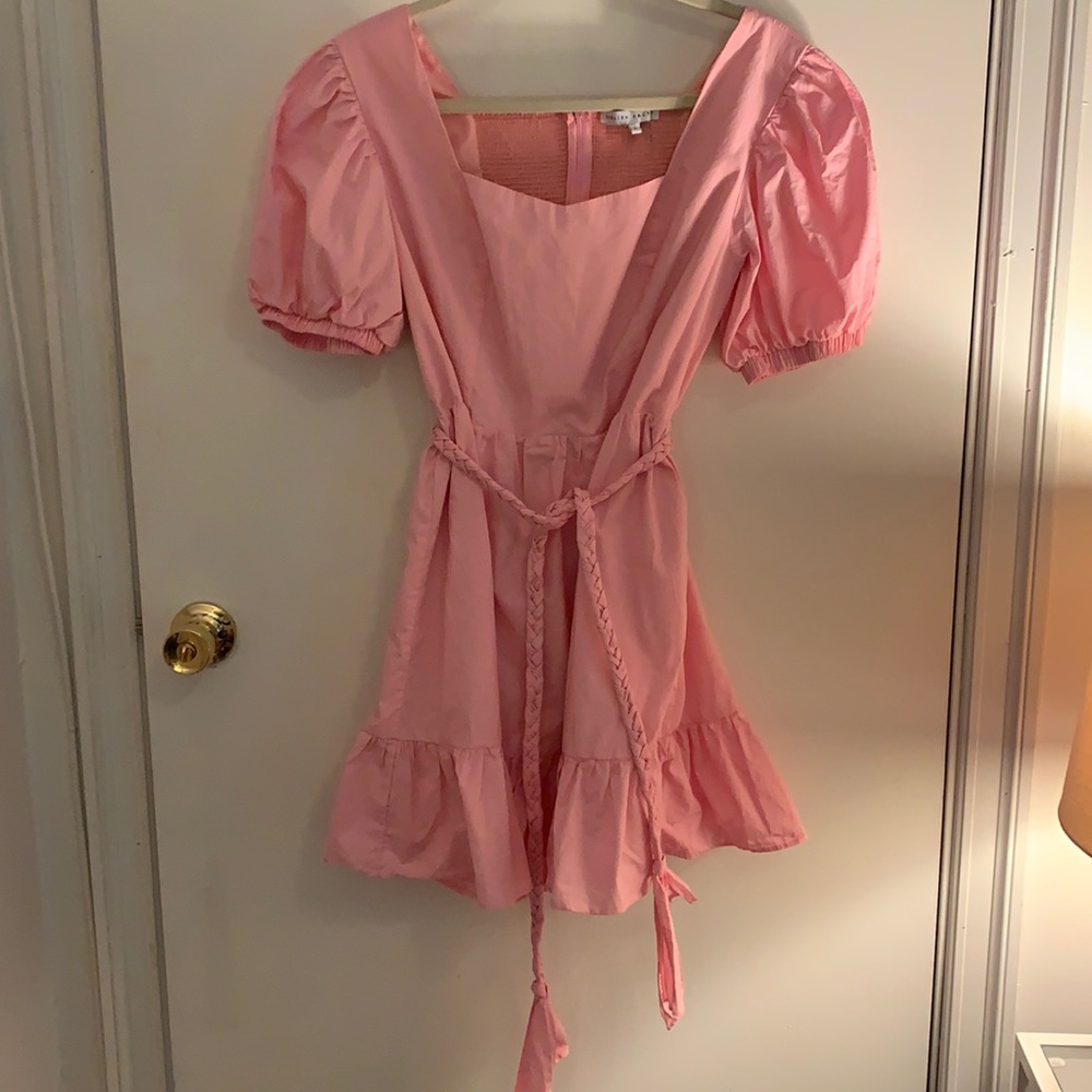 English Factory Pink Mini Dress